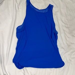 Lululemon size 10 blue sculpt tank!